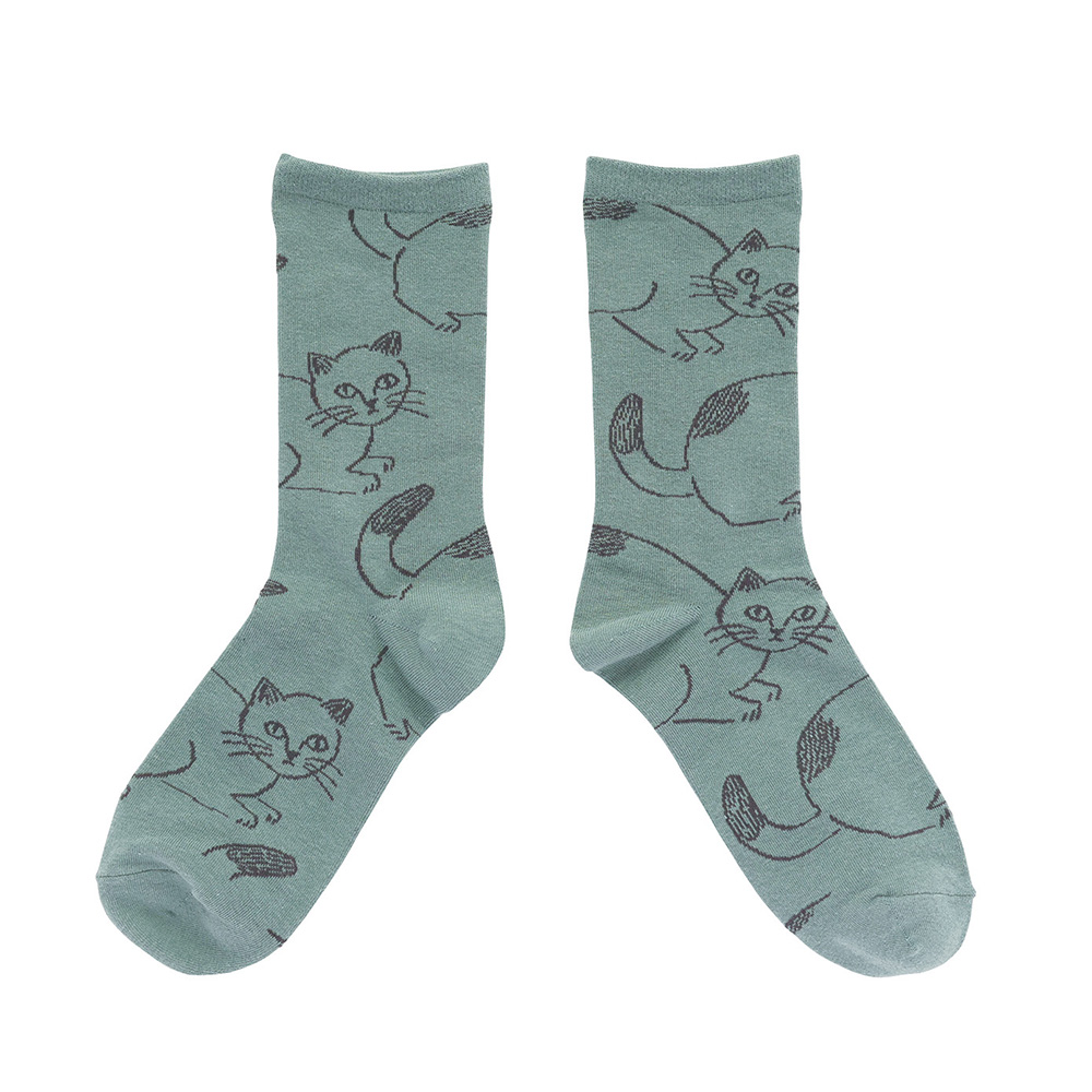 Matsuo Miyuki Cat socks Minnos | 8000000works | エイトミリオン